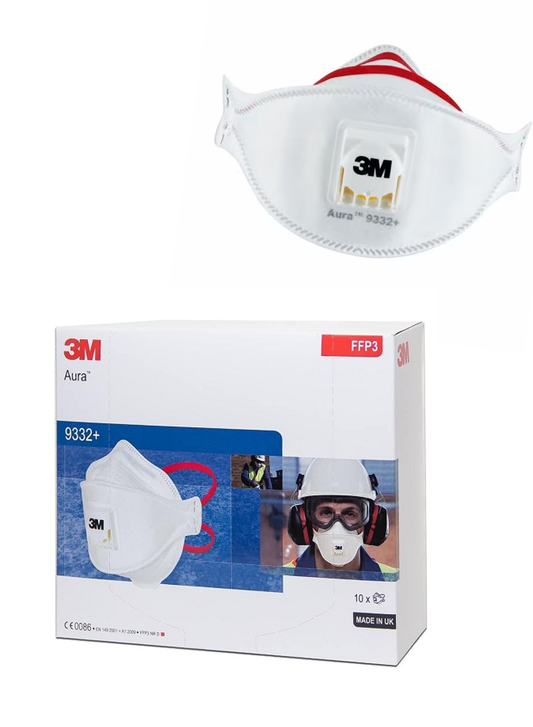 3M 9332+ FFP3 Stofmaskers – 10 Stuks